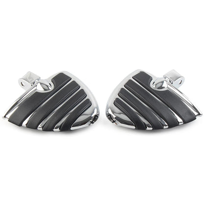 Chrome Front Foot Pegs Footrests for Honda Shadow ACE VT750 VTX 1300C (2000-2007)