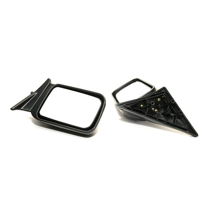 Black Door Mirror x2 for Nissan Sunny Sentra B1x2 E Hatchback 1985-1990