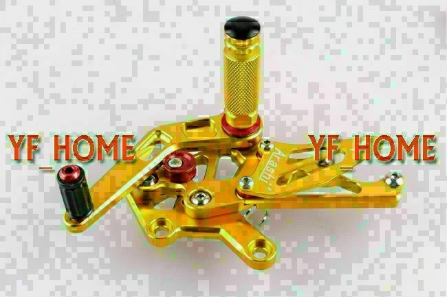 CNC Rearset Foot Pegs for Yamaha YZF R25 (2014-2017) - Gold Finish