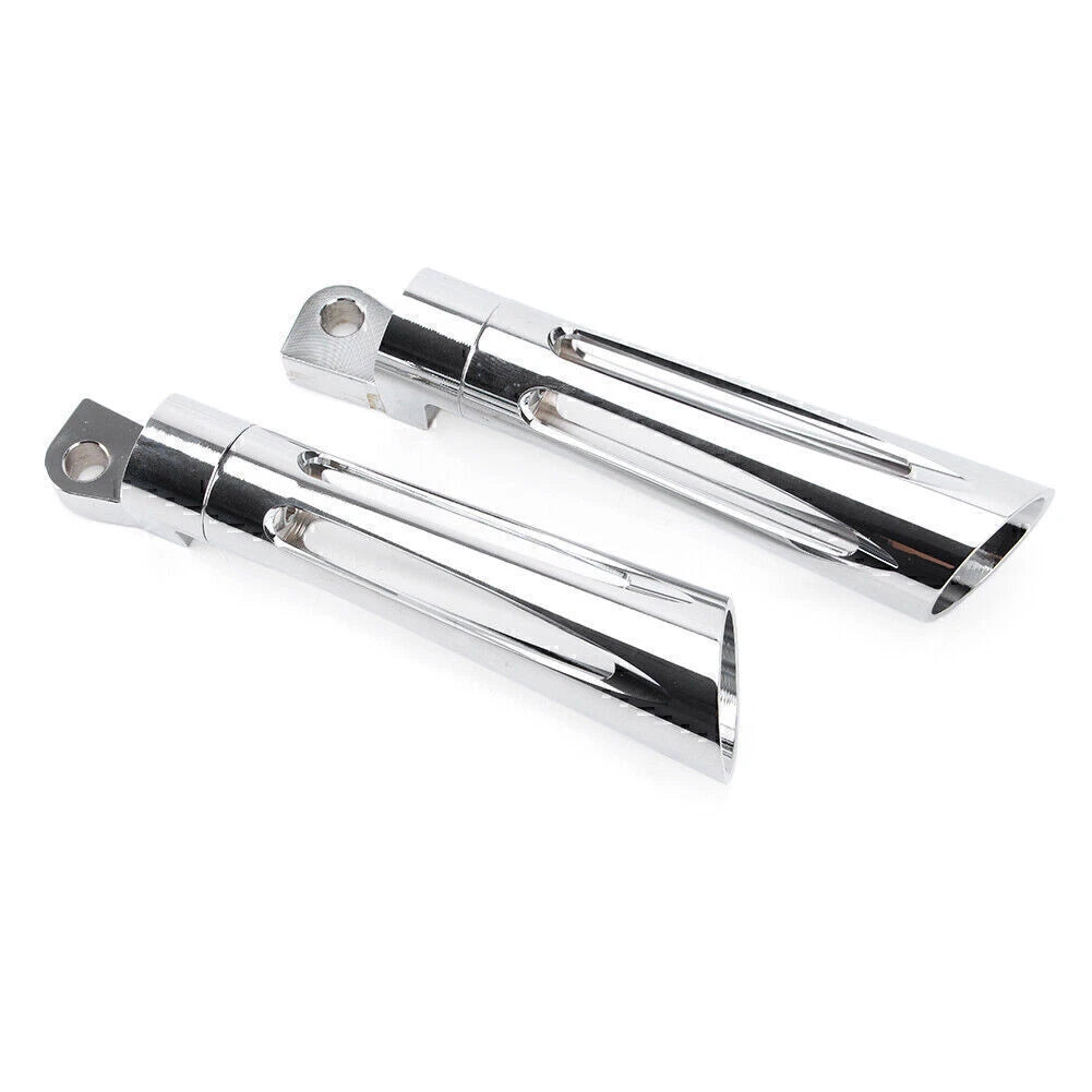 Chrome CNC Footpeg Footrest for Harley Dyna FXSB FXCW FXS Sportster XL1200 (2012-2017)