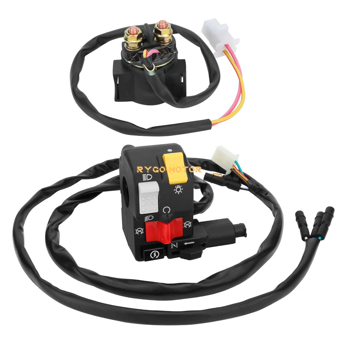 Handlebar & Starter Relay Switch for Honda FourTrax 300 TRX300 TRX300FW (1996-2000)