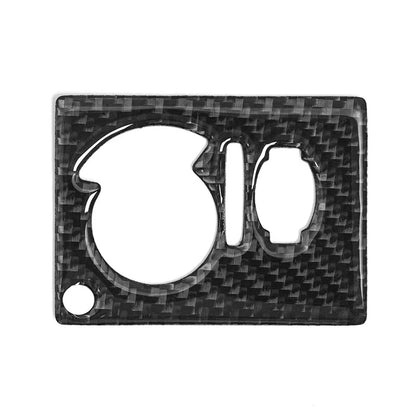 Carbon Fiber Headlight Switch Panel Cover Trim for Dodge Challenger (2008-2014)