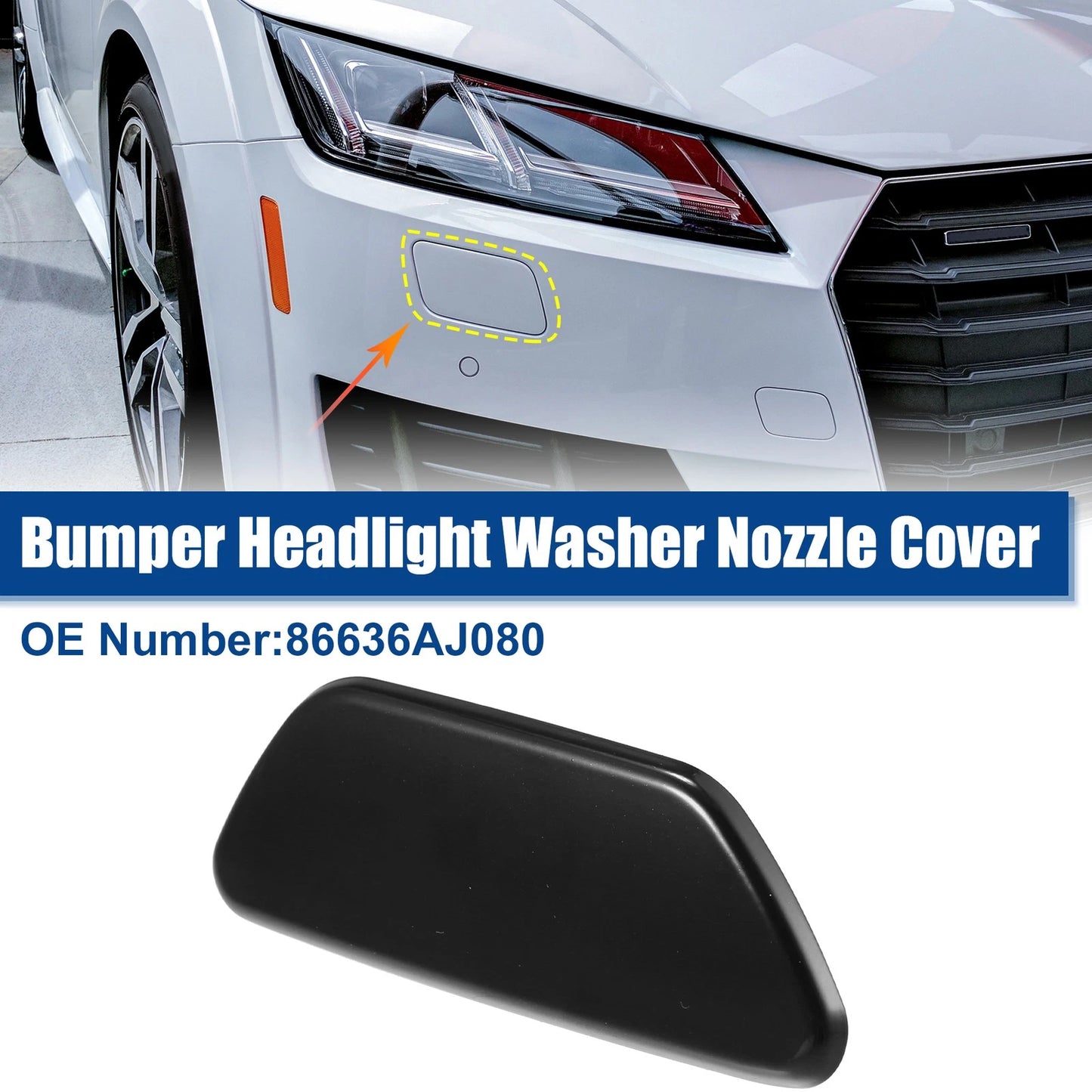 Front Right Headlamp Washer Nozzle Cap for Subaru Forester (2014-2018)