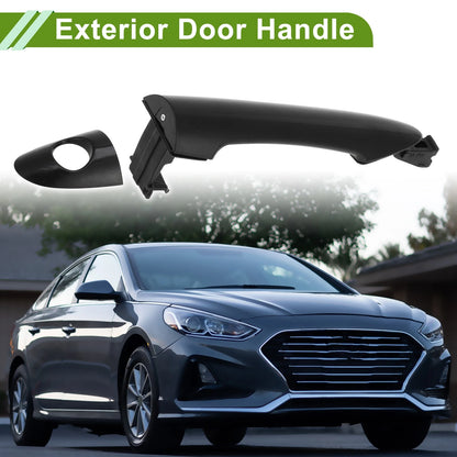 Black Front Right Car Door Handle for Hyundai Kia Picanto (2011-2017)