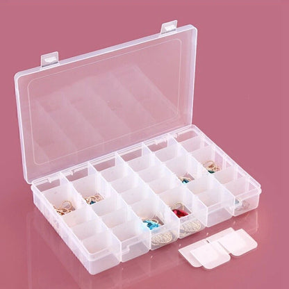 Detachable Plastic Storage Boxes for Makeup & Jewelry - Transparent Container
