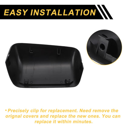 Rearview Mirror Cover Cap Gloss Black for Ford Excursion F150 F250 F350