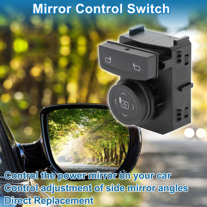 Car Mirror Switch for Chevrolet Silverado 1500 Suburban Tahoe Plastic Black