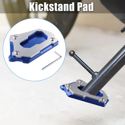 Aluminum Alloy Motorcycle Kickstand Plate Pad for BMW R1250GS (2019-2023)