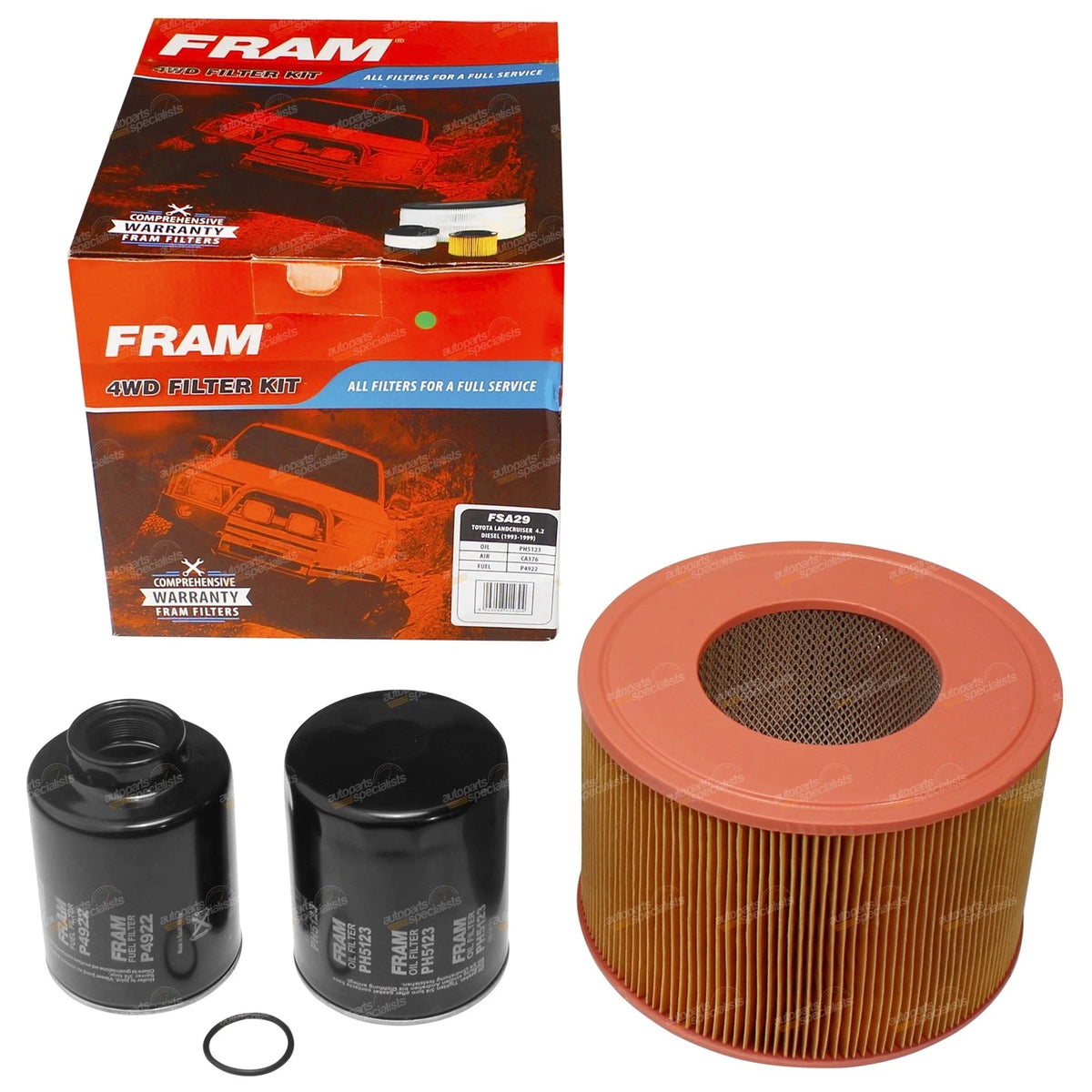 Air Oil Filter for Landcruiser HDJ80 1HDT 1HDFT 4.2L Diesel