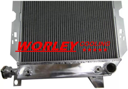 3 Row Aluminum Radiator for Ford F350 1985-1997 5.0L 5.8L 7.5L V8 (1985-1997)