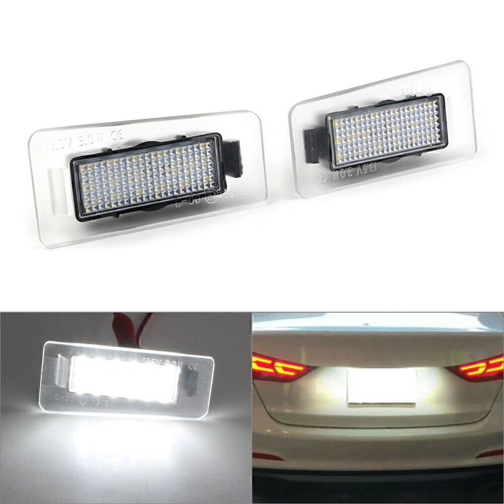 2 x 6500K LED License Plate Lights for Hyundai Elantra I30 (2011-2016)
