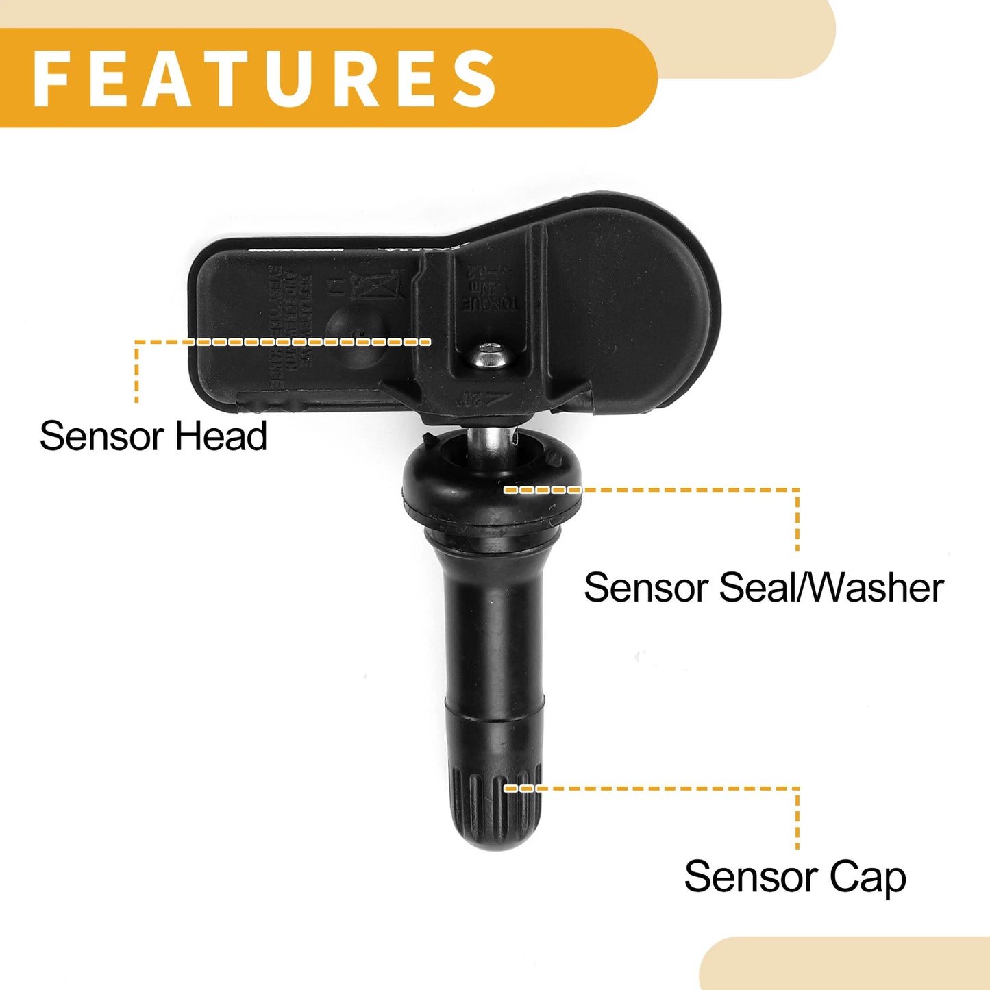 Tire Pressure Sensor for Subaru XV (2014-2017) TPMS 1 x 433MHz