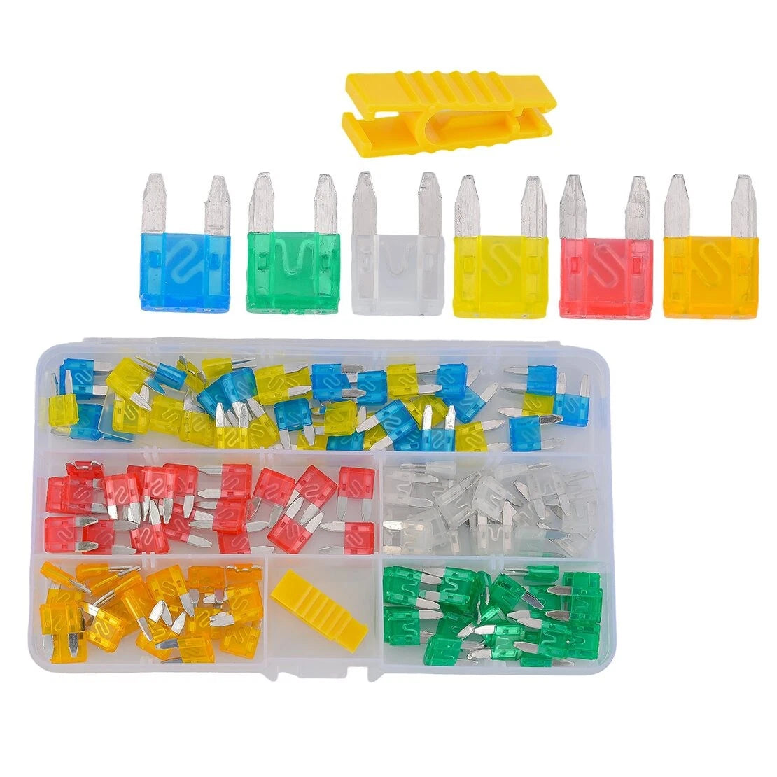 Auto Fuse Assortment Kit 120 pcs 5A 10A 15A 20A 25A 30A for Various Models