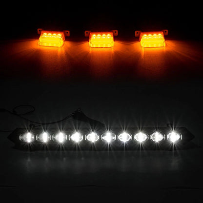 LED Grille Lights & 3 Amber Lamps for 2022-2023 Toyota Tundra PRO