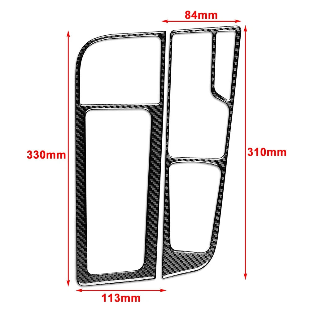 Central Console Gear Shift Frame Cover Trim Black for Hyundai Sonata (2015-2019)