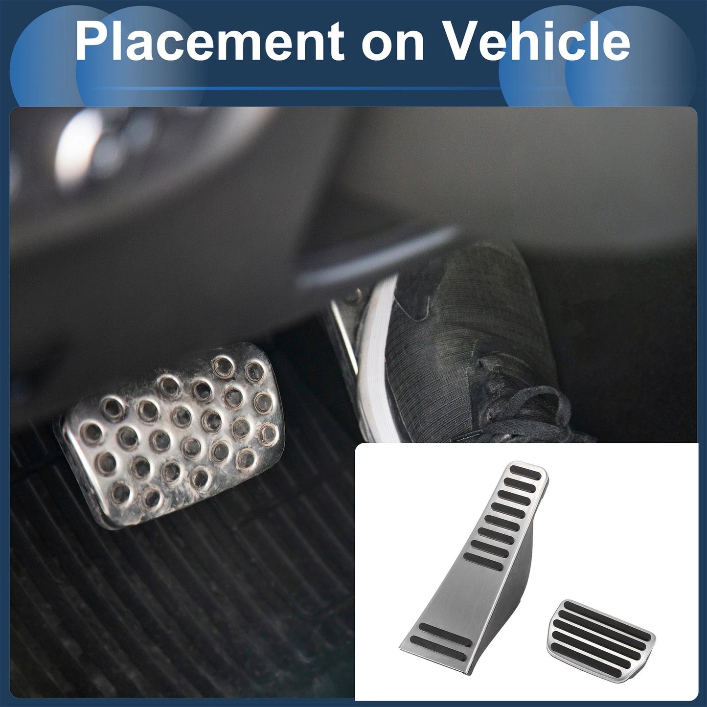 Automatic Foot Accelerator Pedal Covers  for VOLVO XC60 (2017-2023)