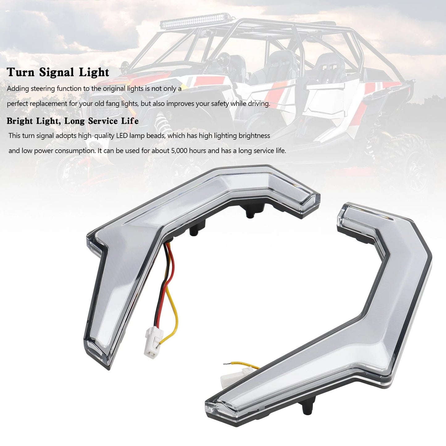 Turn Signal Accent Lights for Polaris RZR XP 4 1000/S 4 900 (2014-2020)