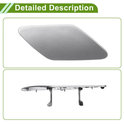 Washer Nozzle Cover for Porsche Cayenne (2003-2010) - Silver Tone