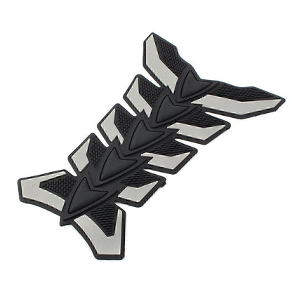 3D Fish Bone Gas Fuel Oil Tank Pad Decal Sticker for Universal Motorbike