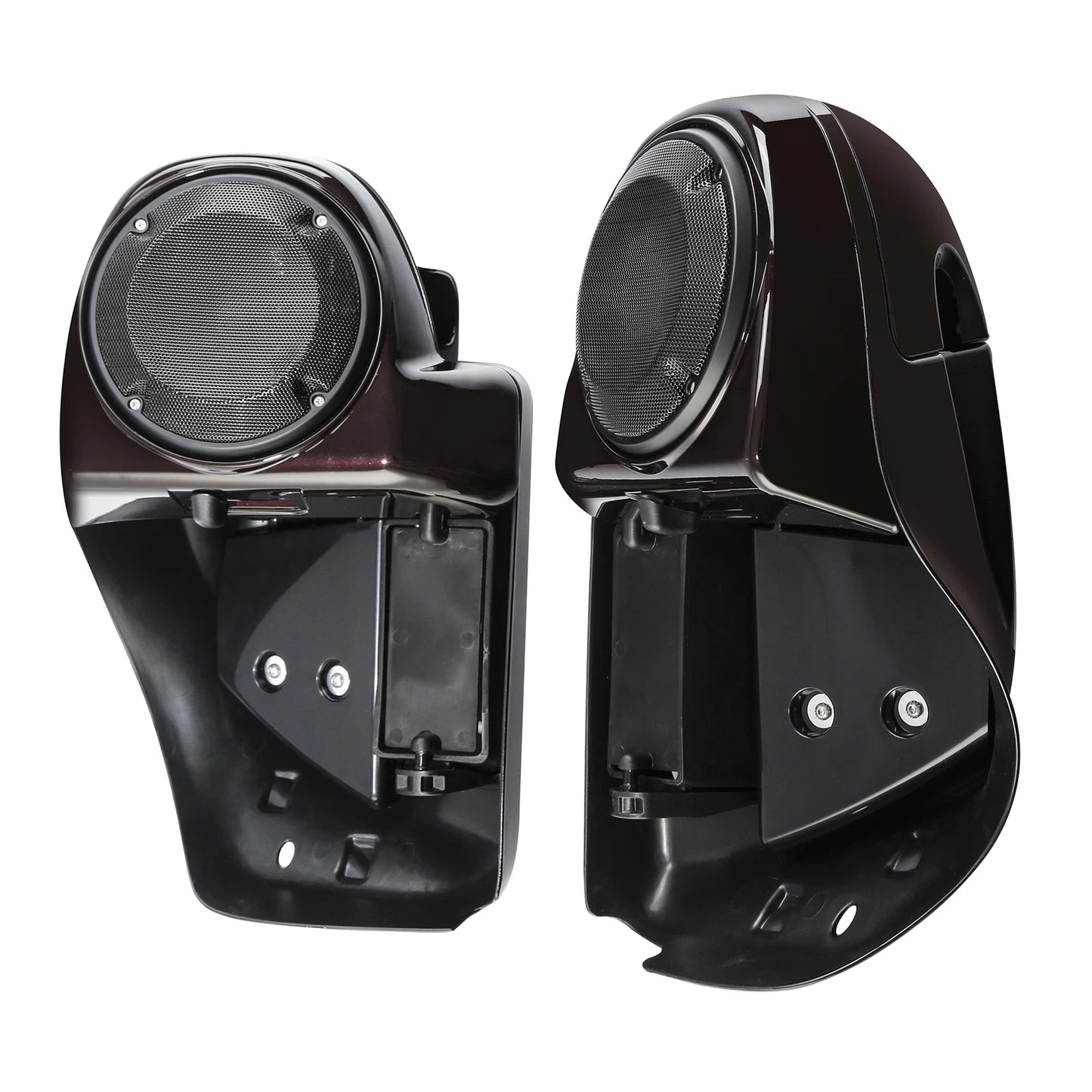 Vented Leg Fairings for Harley CVO Street Glide 2014-2024 Black Forest