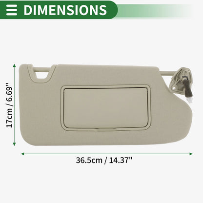 Right Car Sun Visor with Mirror & Light for Nissan Altima (2013-2017)