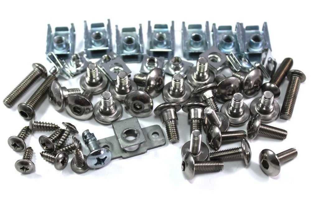 Stainless Steel Fairing Bolt Clip + DZUS Lock for Honda CBR (2001–2006)