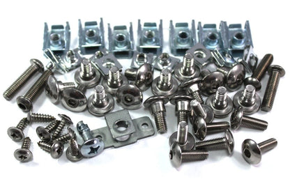 Stainless Steel Fairing Bolt Clip + DZUS Lock for Honda CBR (2001–2006)