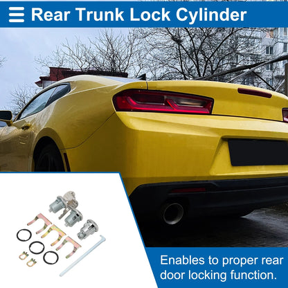 Trunk Lock Cylinder w/Tailgate Lock Cylinder and Keys for Buick Special