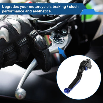 Adjustable Brake Clutch Levers for Suzuki GSXR150 (2017-2020) Black Blue