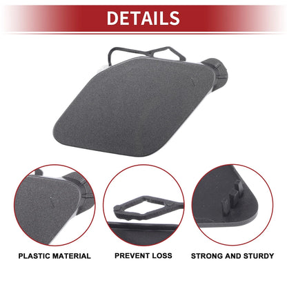 Car Bumper Tow Hook Cover for BMW 320i (2016-2018) - Grey 1 x Cover