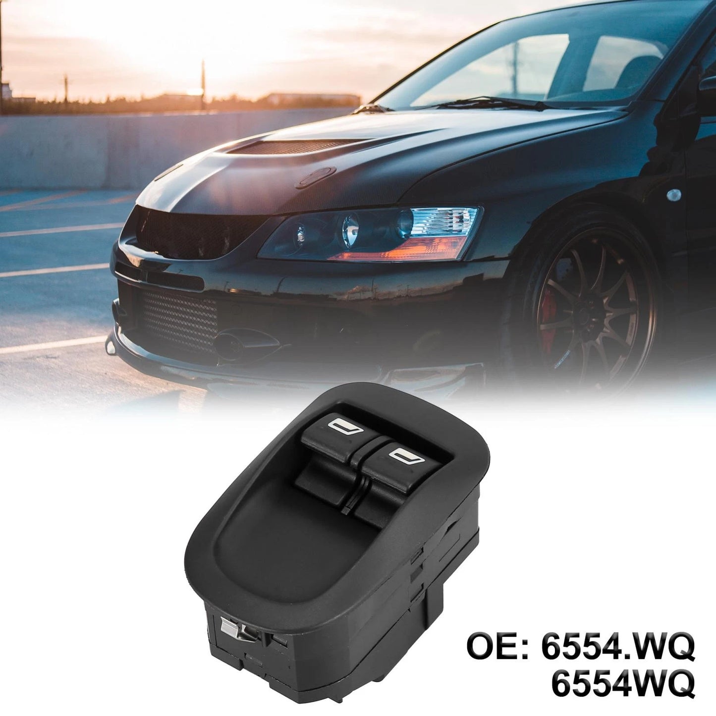 Driver Side Power Window Switch for Peugeot 206 (2000-2008)