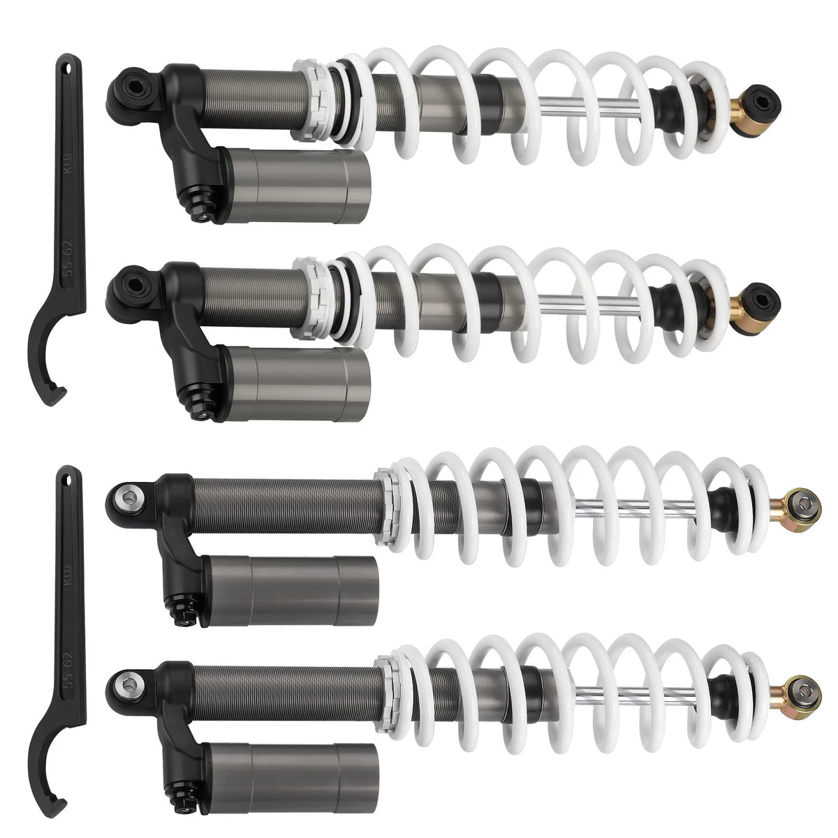 4pcs Air Shocks Absorbers w/ Tool for Polaris RZR S 800 EFI (2009–2012)