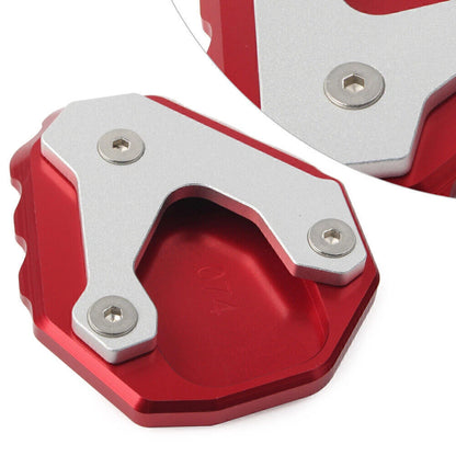 Kickstand Enlarger Plate for HONDA CB500X (2019-2023) - Red CNC Aluminium