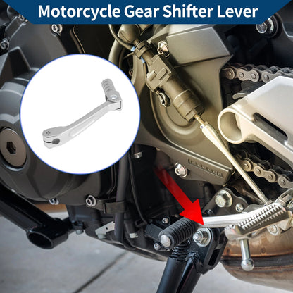 Folding Shifter Lever for Honda CRF150F (2003-2017) Silver Tone