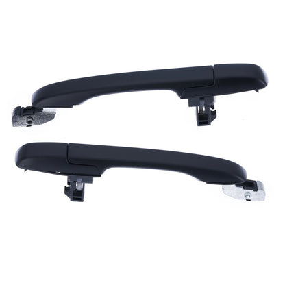 Outer Door Handle Set of 2 for Honda CR-V RD (2001-2006) Black Rear Left & Right