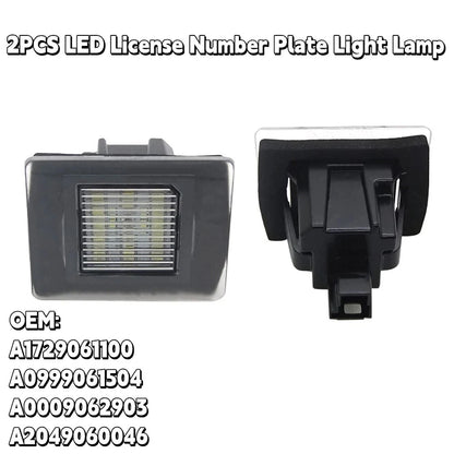 License Plate Lights for Mercedes Benz GL-Class X166 (2013–2019)