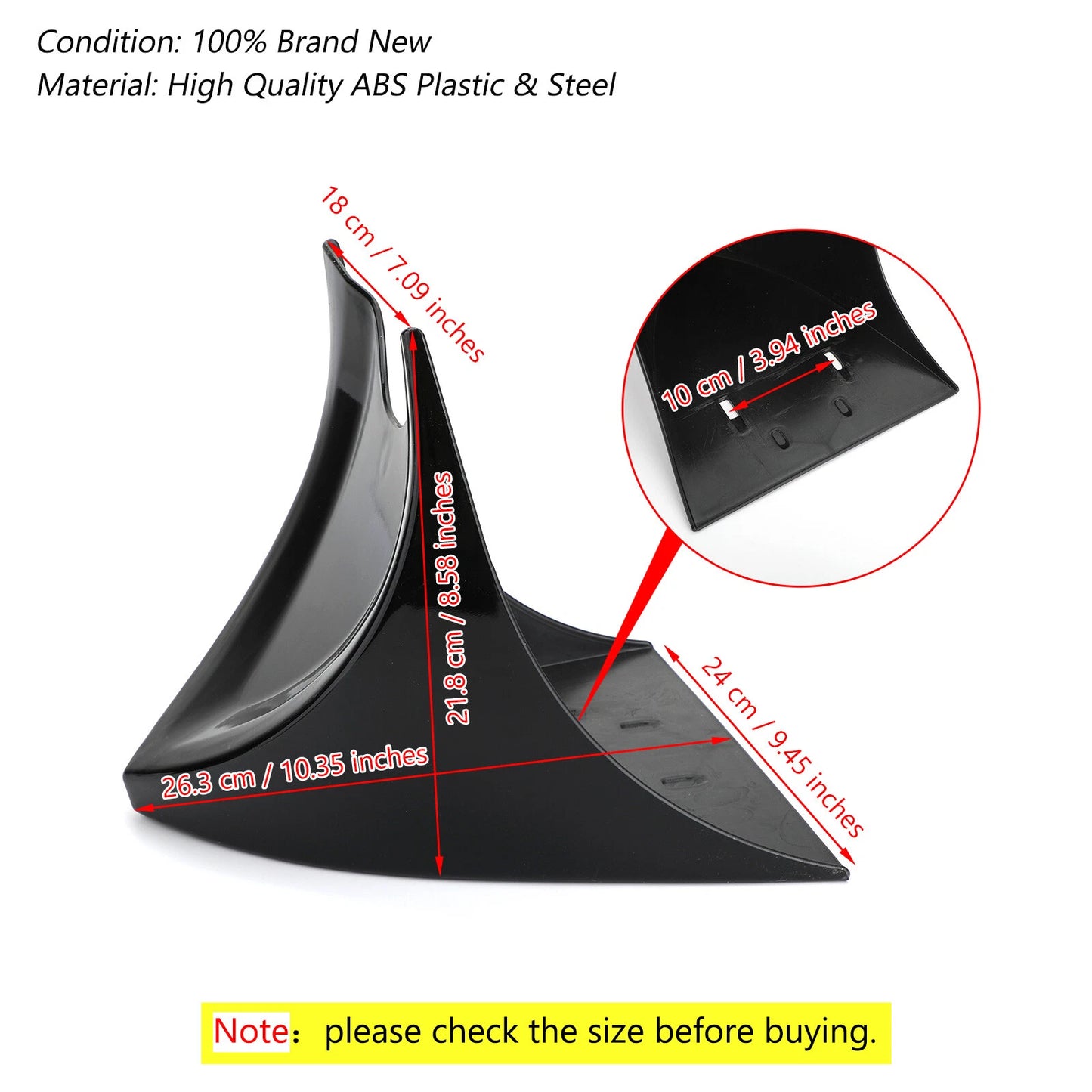 Front Spoiler Chin Trim for 2004-2019 Harley Sportster XL883 XL1200 (04-19)