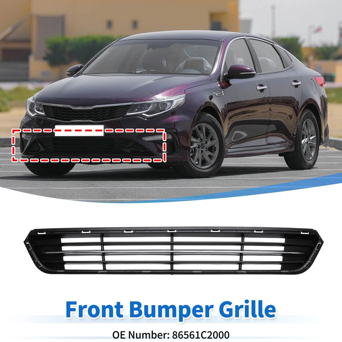 Lower Grille Front Bumper Grille for KIA OPTIMA (2011-2013) 1 x Cover