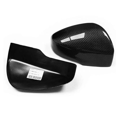Carbon Fiber Wing Rearview Mirror Cover Trim Fit For Subaru XV 2018-2023