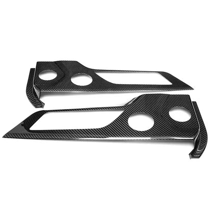 Carbon Fiber Door Bowl Speaker Covers for Ford Mustang (2024-2025)