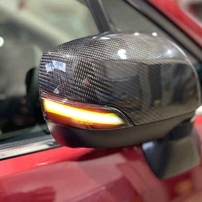 Smoked Switchback Sequential Flash Side Mirror Turn Signal Lights for Subaru