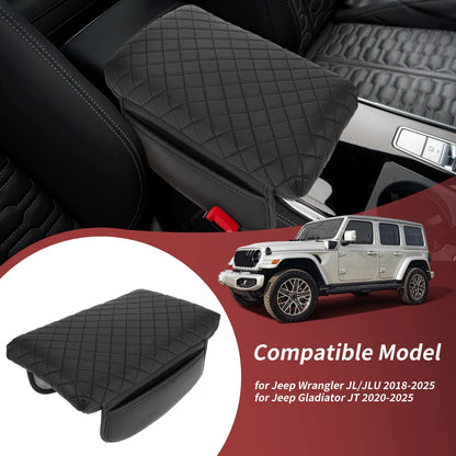 Waterproof Center Console Cover for Jeep Wrangler JL/JLU Gladiator JT (2020-2025)