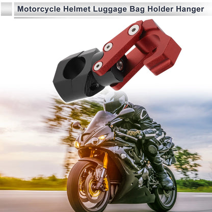 Rectangle Aluminum Alloy Hanging Hook Hexagon Wrench 1 Set Red for Motorcycle