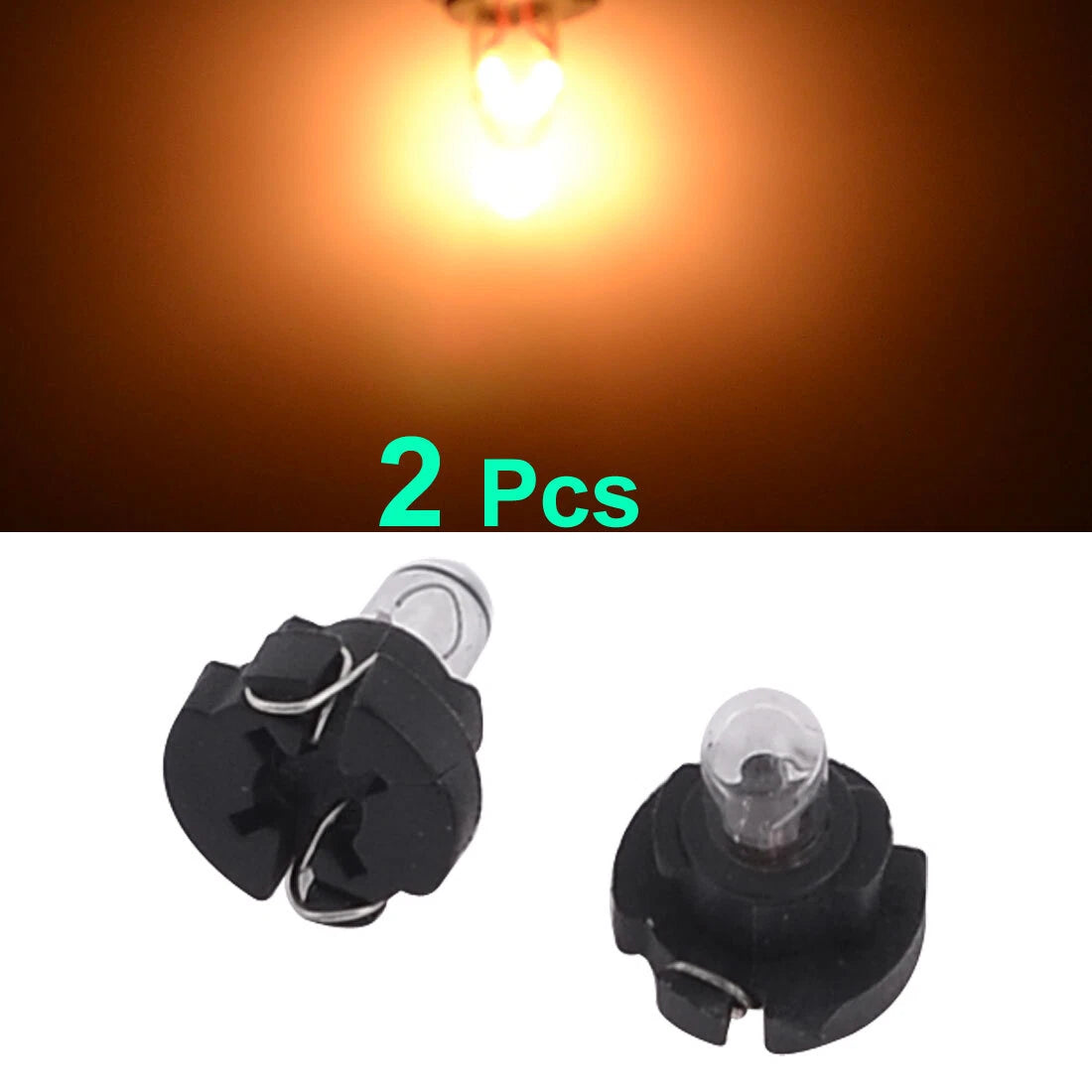 T3 Mini Light Bulbs for Car Motorbike Dashboard - Yellow