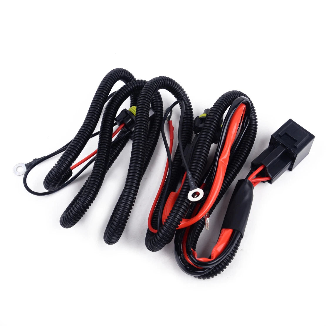 H8/H9/H11 35-55W Relay Wiring Harness for HID Conversion Fog Lights