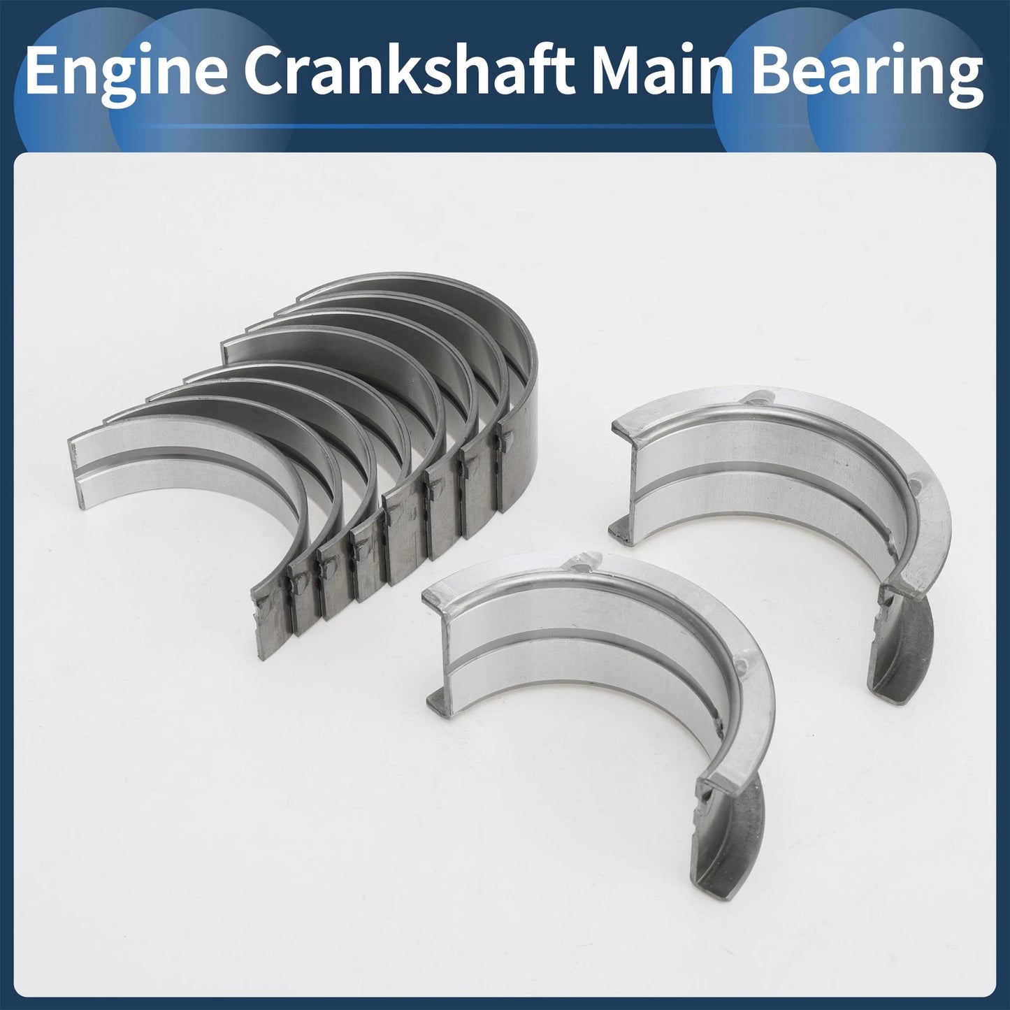 Main Bearing Set for Nissan Caravan (1967-1987) - 10 Pcs Metal