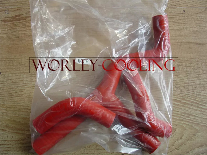 Silicone Radiator Hose for KTM SMR560 2006-2007 (2 x RED)