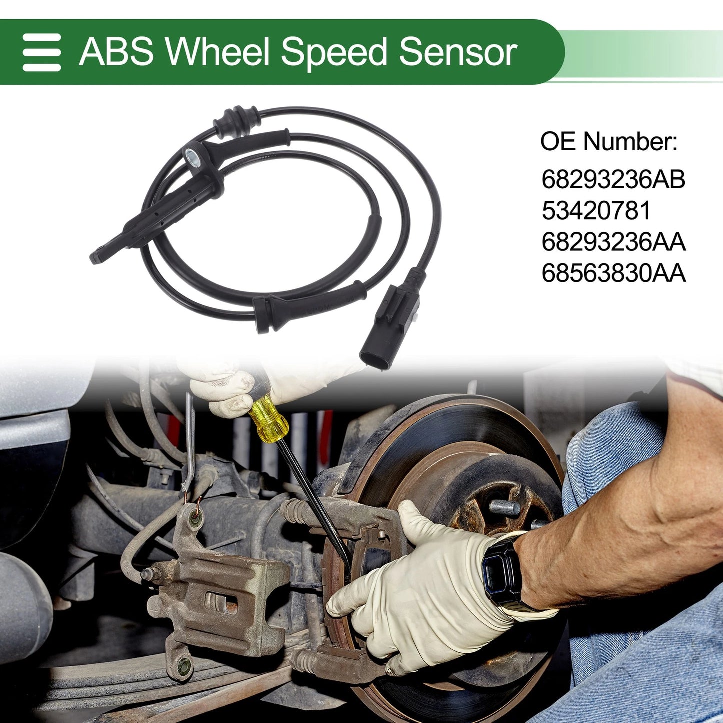 ABS Wheel Speed Sensor for Jeep Compass (2017-2022) 1 Pc
