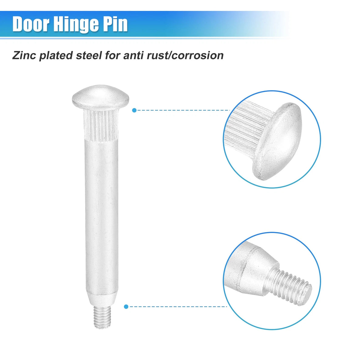 4 x Door Hinge Pin Repair Kit for Jeep Wrangler (2007-2018)