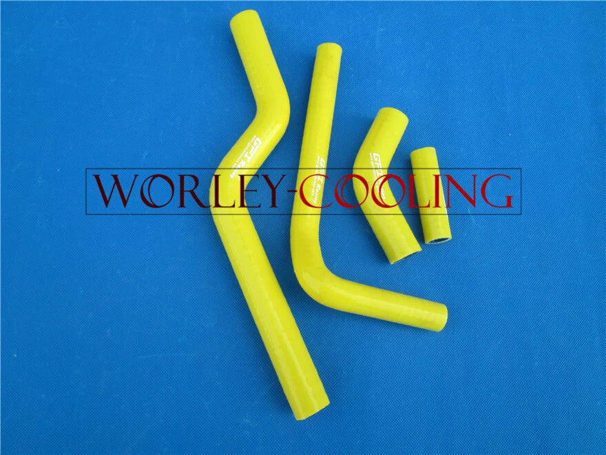 Silicone Radiator Hose for Kawasaki KX250F/KXF250 (2004-2005) Yellow